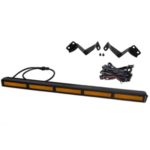 Diode Dynamics SS30 Stealth Lightbar Kit for 2016-2021 Toyota Tacoma, Amber Flood