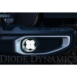 Diode Dynamics SS3 Type MS LED Fog Light Kit for 2020-2021 Jeep Gladiator, White SAE/DOT Driving Sport