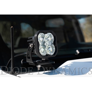 Diode Dynamics SSC2 LED Ditch Light Kit for 2014-2019 GMC Sierra 1500, Pro White Combo