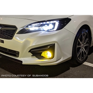 Diode Dynamics SS3 Type A LED Fog Light Kit for 2015-2021 Subaru Impreza (w/ Eyesight Package), White SAE/DOT Fog Max