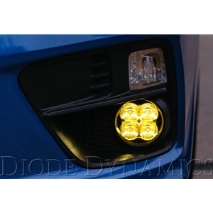 Diode Dynamics SS3 Type A LED Fog Light Kit for 2013-2018 Acura RDX Yellow SAE/DOT Fog Max