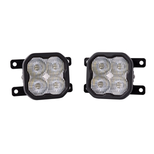 Diode Dynamics SS3 Type AS LED Fog Light Kit for 2021 Ford Bronco (w/ Standard Bumper), White SAE/DOT Fog Max