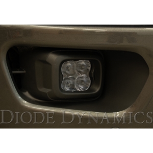 Diode Dynamics SS3 Type AS LED Fog Light Kit for 2019-2021 Ford Ranger, Yellow SAE/DOT Fog Max