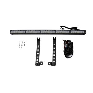 Diode Dynamics SS30 Single Stealth Lightbar Kit for 2014-2019 Toyota 4Runner White Driving