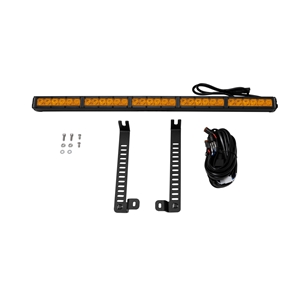 Diode Dynamics SS30 Single Stealth Lightbar Kit for 2014-2019 Toyota 4Runner Amber Driving