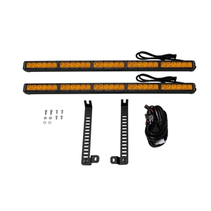 Diode Dynamics SS30 Dual Stealth Lightbar Kit for 2014-2019 Toyota 4Runner Amber Driving