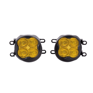 Diode Dynamics SS3 Type B ABL LED Fog Light Kit for 2006-2012 Toyota RAV4 Yellow SAE/DOT Fog Sport w/ Backlight