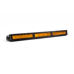 Diode Dynamics 18 Inch LED Light Bar  Single Row Straight Amber Wide Each Stage Series