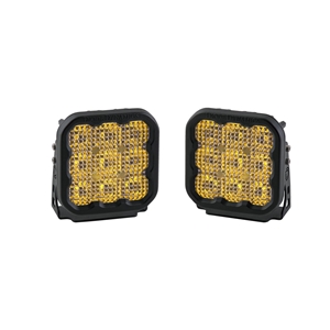 Diode Dynamics SS5 LED Pod Sport Yellow Flood Pair