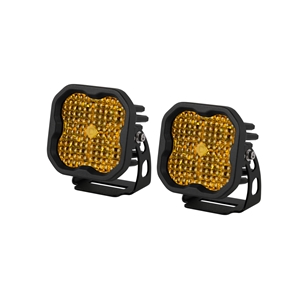 Diode Dynamics SS3 Sport ABL Yellow Flood Standard Pair