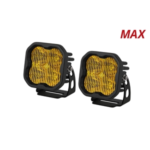 Diode Dynamics SS3 LED Pod Max Yellow SAE Fog Standard Pair