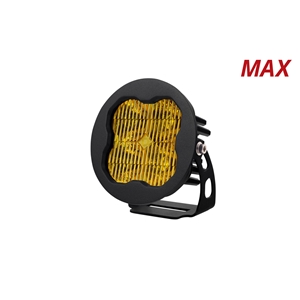 Diode Dynamics SS3 LED Pod Max Yellow SAE Fog Round Single