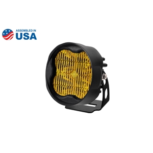 Diode Dynamics SS3 LED Pod Max Yellow SAE Fog Angled RH Single