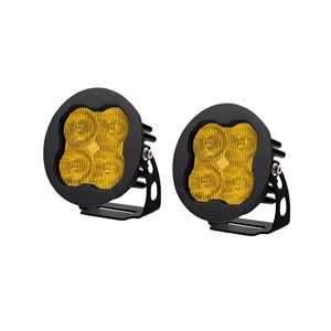 Diode Dynamics SS3 Max ABL Yellow SAE Fog Round Pair