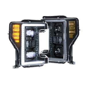Morimoto XB Hybrid LED Headlights: Ford Super Duty (17-19) (Pair