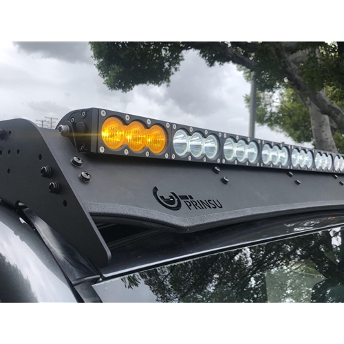 Cali Raised Led Dual Function Amber White Led Light Bar Prinsu Mounting Bracket Kit Include Dual Function Led Light Bar 1 Single Leg Wiring Harness