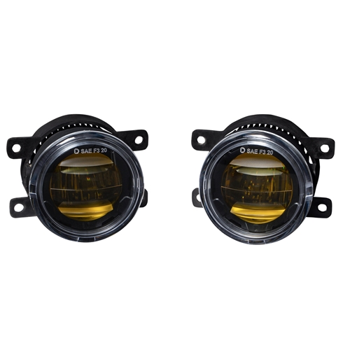 Diode Dynamics Elite Series Type A Fog Lamps for 2011-2013 Acura TSX Pair Yellow 3000K 