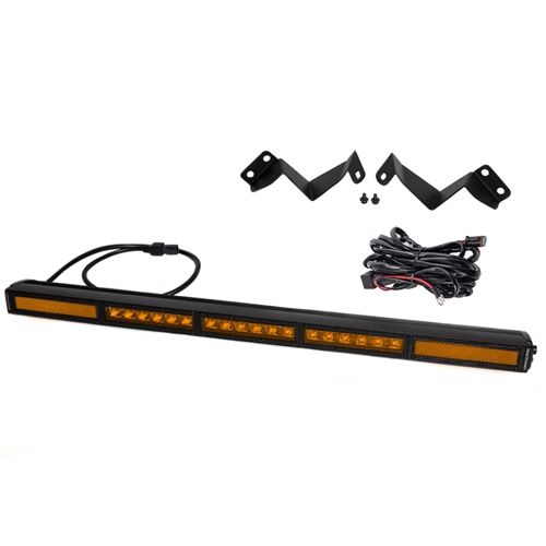 Diode Dynamics SS30 Stealth Lightbar Kit for 2016-2021 Toyota Tacoma, Amber Combo