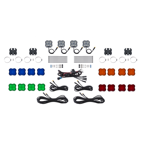 Diode Dynamics Powersports Rock Light Installer Kit - Rock Light Kit for 2014-2023 Polaris RZR XP, White