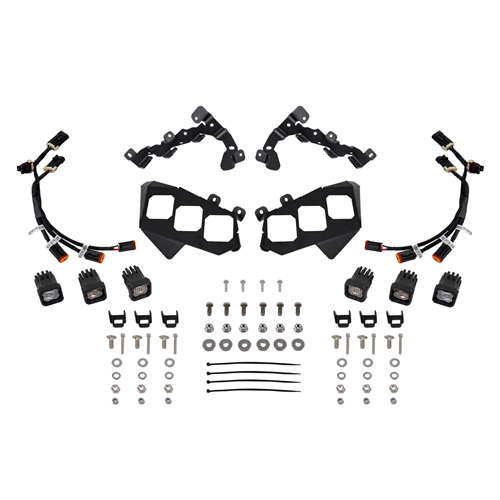 Diode Dynamics Powersports Headlight Kit - SSC1 Sport White ABL Headlight for 2017-2025 Can-Am Maverick X3