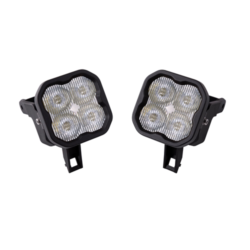 Diode Dynamics SS3 Fog Light Kit - SS3 Sport White SAE w/ Backlight for 2004-2007 Ford Ranger