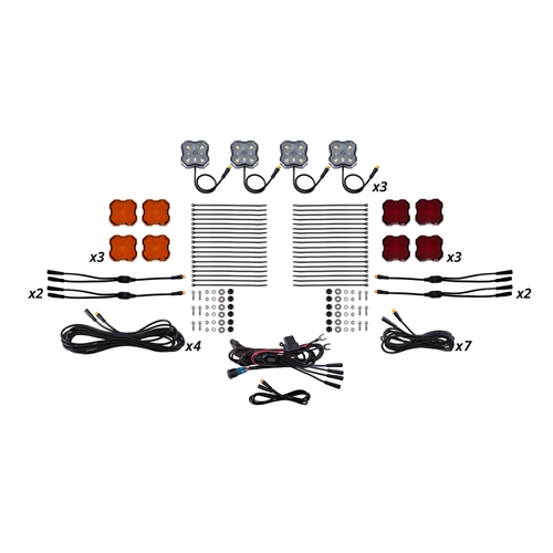 Diode Dynamics SS30 Stealth Light Bar Kit - SS30 Stealth Light Bar White Driving for 2014-2021 Toyota Tundra