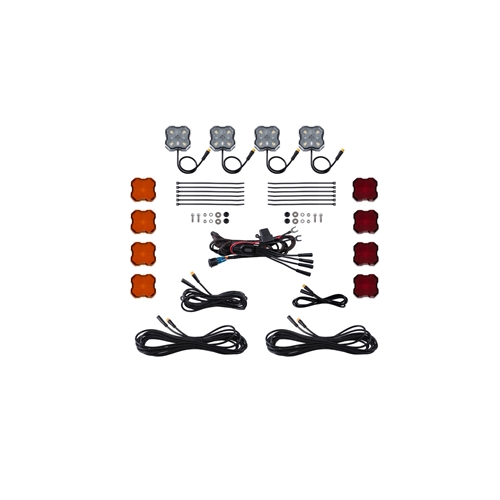 Diode Dynamics Stage Series Single Color Rock Light Kit - Single Color Rock Light Kit (4-pack)