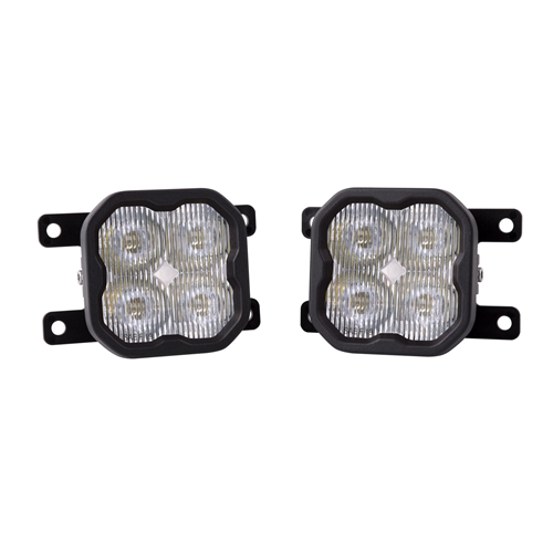 Diode Dynamics SS3 Fog Light Kit - SS3 Sport White SAE w/ Backlight for 2010-2018 Ford Transit Connect