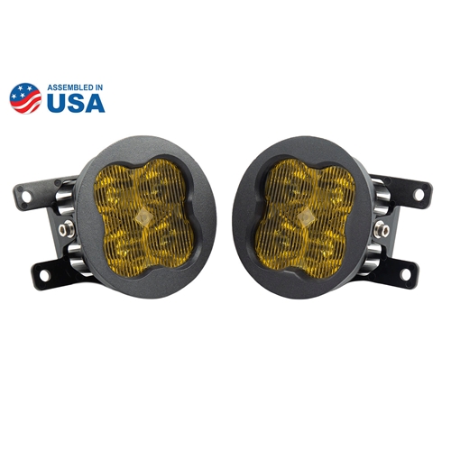 Diode Dynamics SS3 LED Type A Fog Light Kit for 2019-2021 Subaru Ascent, Yellow SAE/DOT Fog Sport 