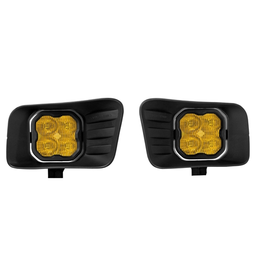 Diode Dynamics SS3 Fog Light Kit - SS3 Max Yellow SAE w/ Backlight for 2009-2012 RAM 1500