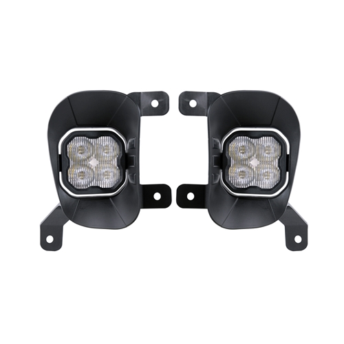 Diode Dynamics SS3 Fog Light Kit - SS3 Sport White SAE w/ Backlight for 2019-2024 RAM 1500 Classic