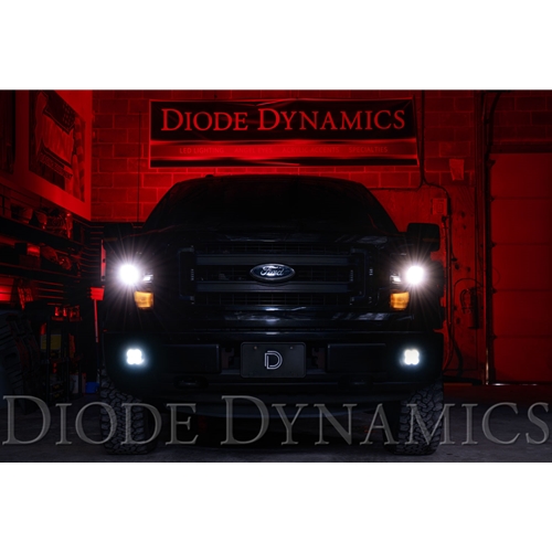 Diode Dynamics SS3 LED Type FT Fog Light Kit for 2011-2014 Ford F150 White SAE/DOT Driving Sport 