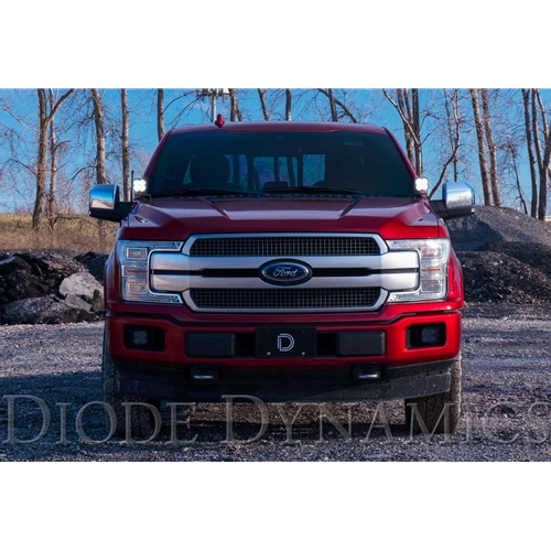 Diode Dynamics SS3 LED Ditch Light Kit for 2015-2020 Ford F-150/Raptor, Sport White Combo 