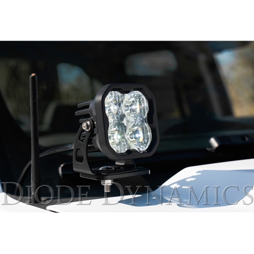 Diode Dynamics SSC2 LED Ditch Light Kit for 2014-2019 GMC Sierra 1500, Sport White Combo 