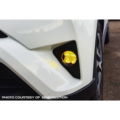 Diode Dynamics SS3 Type B LED Fog Light Kit for 2006-2012 Toyota RAV4 Yellow SAE/DOT Fog Max 