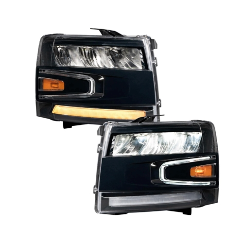 Form Lighting Headlight Assembly - 2007-2013 Chevrolet Silverado LED Reflector Headlights  