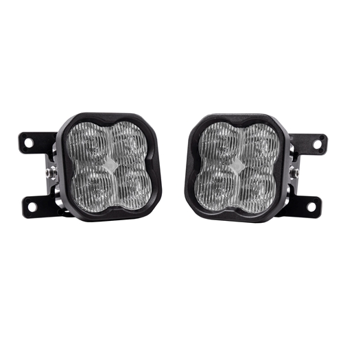 Diode Dynamics SS3 Type AS LED Fog Light Kit for 2009-2014 Ford Focus White SAE/DOT Fog Max 