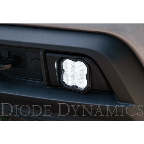 Diode Dynamics SS3 Type SV2 LED Fog Light Kit for 2019-2021 Chevrolet Silverado 1500, White SAE/DOT Driving Sport 