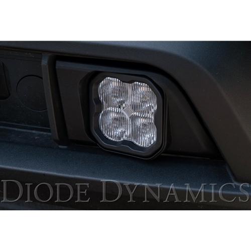 Diode Dynamics SS3 Type SV2 LED Fog Light Kit for 2020-2021 Chevrolet Silverado HD 2500/3500, White SAE/DOT Driving Sport 