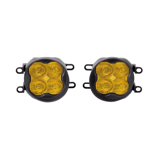Diode Dynamics SS3 Type B ABL LED Fog Light Kit for 2010-2011 Toyota Prius, Yellow SAE/DOT Fog Pro with Backlight 