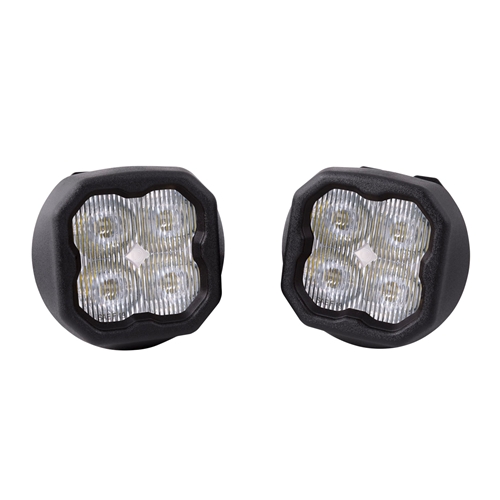 Diode Dynamics SS3 Type GM ABL LED Fog Light Kit for 2007-2012 GMC Acadia White SAE/DOT Fog Sport w/ Backlight 