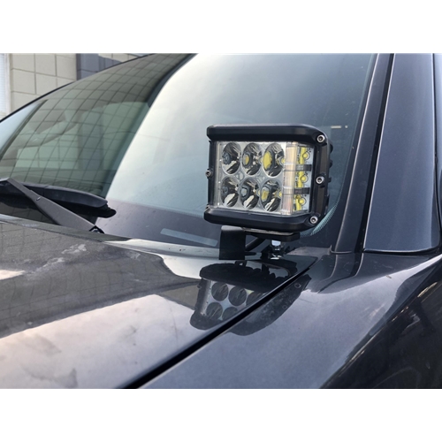 Cali Raised Led 05 15 Tacoma Low Profile Led Ditch Light Brackets Kit 2 27W Side Projecting Led Pod Ditch Lights Switch Blue Backlight Small