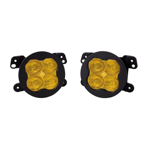 Diode Dynamics SS3 Type M ABL LED Fog Light Kit for 2011-2014 Dodge Charger Yellow SAE/DOT Fog Sport w/ Backlight Type M Bracket Kit 