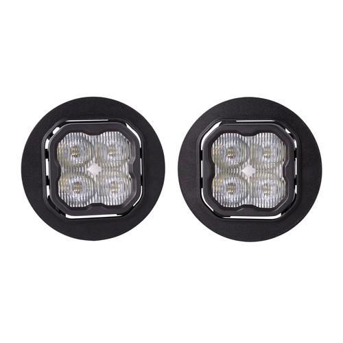 Diode Dynamics SS3 Type OB ABL LED Fog Light Kit for 2005-2009 Subaru Outback White SAE/DOT Fog Sport w/ Backlight 