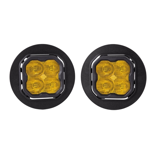 Diode Dynamics SS3 Type OB ABL LED Fog Light Kit for 2005-2009 Subaru Outback Yellow SAE/DOT Fog Sport w/ Backlight 