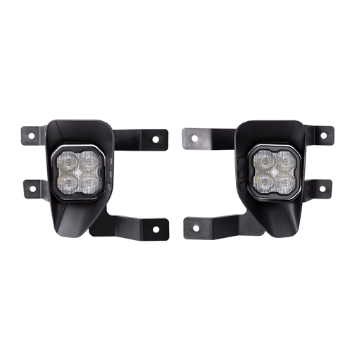 Diode Dynamics SS3 Type SV1 ABL LED Fog Light Kit for 2019 Chevrolet Silverado 1500 LD White SAE/DOT Fog Sport w/ Backlight 