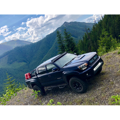 Cali Raised Led 05 15 Tacoma 32 Inch Lower Bumper Flush Led Light Bar Brackets Kit Spot Beam Amber Backlight Tall