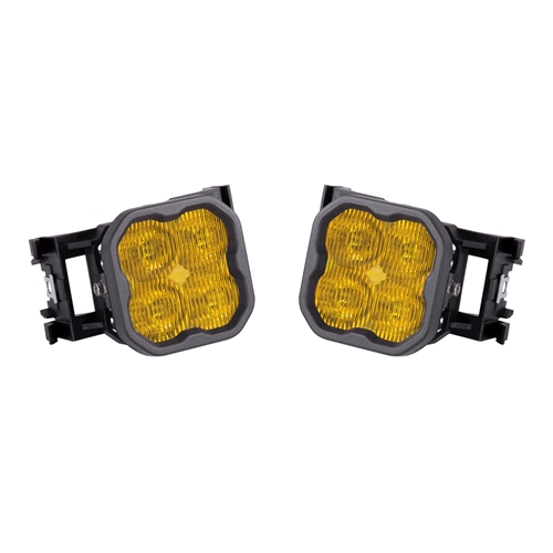 Diode Dynamics SS3 Type X ABL LED Fog Light Kit for 2008-2009 Subaru Legacy Yellow SAE/DOT Fog Sport w/ Backlight 