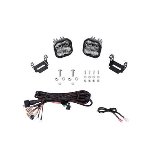 Diode Dynamics SS3 LED Ditch Light Kit for 2021 Ford Bronco, Sport White Combo 