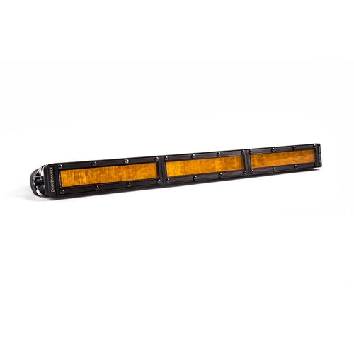 Diode Dynamics 18 Inch LED Light Bar  Single Row Straight Amber Wide Each Stage Series 